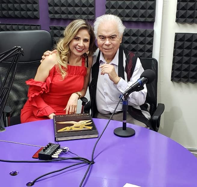 Bárbara Benítez con Víctor Manuel Contreras