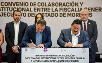 Garantizan Gobierno de Morelos y Fiscalía General del Estado derechos de los trabajadores Gobernador Cuauhtémoc Blanco de Morelos