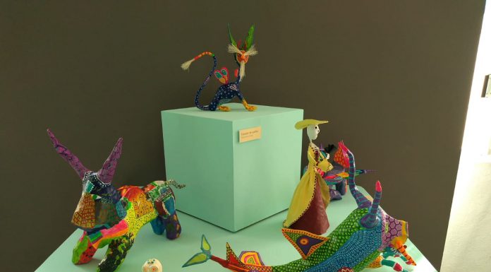 Exposición de cartonería “Llegada al Mictlán” en Coatlán del Río Exposición de cartonería en Coatlán del Río