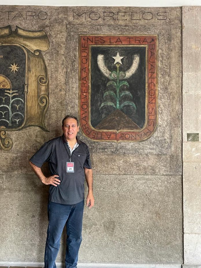 Escudo del Estado de Morelos, pintado por Diego Rivera